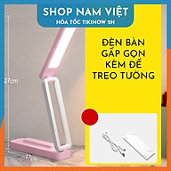 Đèn Bàn Gấp Gọn Treo Tường Tích Điện, Điều Chỉnh Ánh Sáng