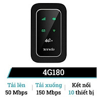 Bộ phát Wifi di động 4GB LTE 150 MBPS Tenda - 4G180 - HÀNG CHÍNH HÃNG thumbnail