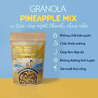 Granola Pineapple Mix HAPPIOHA - Ngũ Cốc Ăn Sáng Ngũ Cốc Ăn Kiêng Không Đường Tinh Luyện Vị Dứa 40g thumbnail