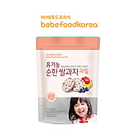 Bánh gạo ăn dặm hữu cơ Bebefood Hàn Quốc Trái cây Rau củ thumbnail