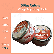 Pate Cho Mèo - 5Plus Catchy 170g - Cá Ngừ & Thịt Gà Cá Ngừ thumbnail