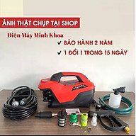 Máy rửa xe mini I Máy rửa xe cao áp - Có áp chống giật - Chống cháy - bản mới 2024