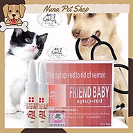 Siro uống chống giun sán cho chó mèo Friend Baby 5ml thumbnail