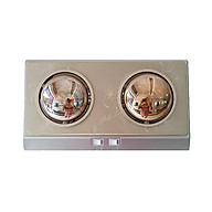Đèn Sưởi Nhà Tắm ABG CH-C2D 2 Bóng Sưởi, Mỗi Bóng Công Suất 275W, Phù Hợp Với Phòng Tắm Rộng Từ 2-3 Mét Vuông (Giao Màu Ngẫu Nhiên) - Hàng Chính Hãng