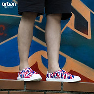 Giày nhựa eva Urban Footpritn D2001 in hình cờ anh chính hãng thumbnail