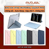 Bao da IPAD hiệu Mutural Clear Pro Cho IPAD Gen 11 A16 2025 / Gen 10 10.9 inch 2022 - Lưng PC trong suốt , viền TPU, - Hàng chính hãng