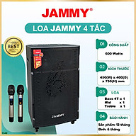 Loa kéo 4 tấc Jammy F1548K LƯỚI VẸT - _Kích thước: 450 (W) x 400 (D) x 750 (H)mm _Công suất: 600Watts- Hàng chính Hãng