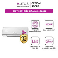 Máy sưởi điều hòa Ceramic Mutosi MCH-2000E - Hàng chính hãng