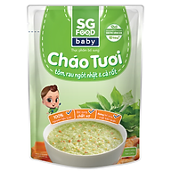 Cháo tươi SG Food tôm, rau ngót, cà rốt 240g - 34106 thumbnail