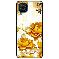 Ốp lưng dành cho Samsung A12 mẫu Mẫu Đơn Vàng