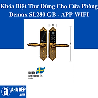 Khóa Biệt Thự Dùng Cho Cửa Phòng Demax SL280 GB - APP WIFI. Hàng Chính Hãng
