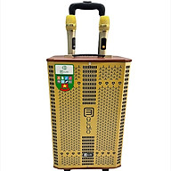 Loa kéo di động bluetooth,K10 Bass 25 Thùng gỗ cao cấp,Tặng 2 mic không dây ,Hàng chính hãng