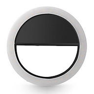Portable Selfie L-ED Light Ring Fill Camera Flash for Mobile Phone Universal (Pink, RK-14) thumbnail