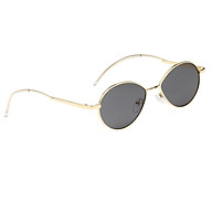Small Oval Fashion Unisex Sunglasses Flat Top Retro Vintage Shade Eyewear thumbnail