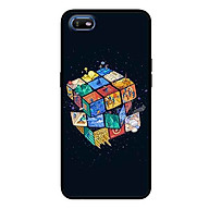Ốp Lưng in cho Oppo A1K Mẫu Rubik Vũ Trụ - Hàng Chính Hãng