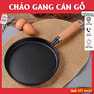 Chảo Gang Làm Bánh Chống Dính, Chảo Gang Bánh Xèo, Chảo Rán Chống Dính Size 20cm - 26cm