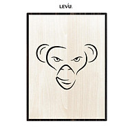 Tranh treo tường tuổi Thân biểu tượng hình con Khỉ 12 con giáp LEVU DV09 thumbnail