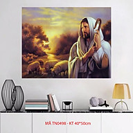 Tranh sơn dầu số hóa tự tô màu - Mã TN0498 Chúa Giê Su Tranh tôn giáo thumbnail
