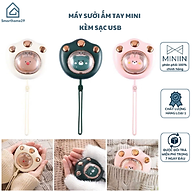Máy Sưởi Ấm Tay Mini Hình Bàn Chân Mèo – Đồ Dùng Mùa Đông Sạc USB - HÀNG CHÍNH HÃNG MINIIN