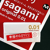 Bao Cao Su Sagami Original 0.01 - Hộp 5 BCS (Hàng chính hãng 100%) thumbnail