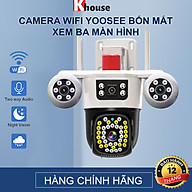 Camera Yoosee Ngoài Trời F50 3 MẮT MÁY BAY ĐỘC LẬP, Xoay 3 Mắt Cùng Lúc Đa Chiều, Đầy Đủ Tính Năng, Hàng Nhập Khẩu