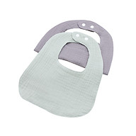 Set 2 Yếm giữ ấm cổ cho bé hình chữ U 100% cotton siêu mềm comfybaby có size cho bé 0-6 và 6-12 tháng thumbnail