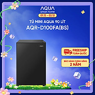 Tủ lạnh Aqua 90 lít AQR-D100FA(BS) - Freeship toàn quốc - Hàng chính hãng