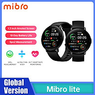 Mibro Lite Smartwatch Fitness Tracker w 1.3-Inch AMOLED Screen IP68 Waterproof Heart Rate Blood Oxygen Health Monitoring thumbnail
