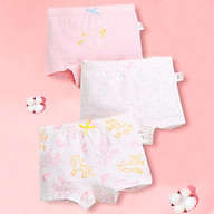 Quần chip đùi bé gái họa tiết đáng yêu Baby-S, Set 3 quần chip bé gái mềm mịn cao cấp – SC025