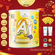 Sữa Hữu Cơ Miwako A+ Hộp 700g Vị Vani Nhập Khẩu Malaysia, Sữa Hạt Organic Dinh Dưỡng Phát Triển Trí Não & Chiều Cao Cho Bé Từ 1-6 Tuổi Vị Ngọt Thanh Dễ Uống