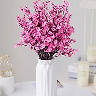 Hoa Giả - Cành Hoa Đào Rừng Tuyệt Đẹp Cành Cao 50cm Trang Trí Nhà Cửa HD thumbnail