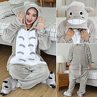 Trẻ em Baby Kigurumi Động vật Totoro Onesies Đồ ngủ Flannel Trang phục Tiệc hoạt hình Áo liền quần thumbnail