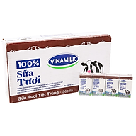 Thùng 12 lốc sữa Vinamilk 100% socola 110ml - 75321 thumbnail