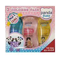 Combo hộp 3 Nước Hoa cho bé Panda Baby Cologne 100ml xanh, hồng, vàng thumbnail