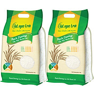 Combo 2 sản phẩm Gạo Hạt Ngọc Trời Bạch Dương Túi 5Kg - Thơm lài, ít dẻo thumbnail