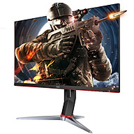 AOC 23.8-inch IPS wide color gamut 144Hz HDREffect technology straight male small cannon ergonomic bracket game gaming display 24G2 thumbnail