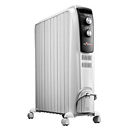 Máy Sưởi Dầu 10 Thanh Delonghi TRD4 1025 (2500W) - Trắng - Hàng Chính Hãng
