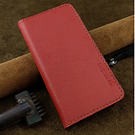 Bao da gập cho Iphone X / XS Handmade Da Bò Thật