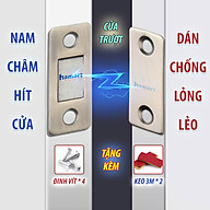 Nam Châm Hít Cửa Giữ Cố Định Ngăn Kéo Tủ Hút Dính Mạnh Keo Dán Tường Kèm Đinh Vít Tiện Lợi