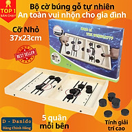 Bộ Cờ miDoctor Búng Bàn Đấu Ice Hockey Bằng Gỗ - Foosball Winner, Sling Puck - Bắn Bi Gỗ Xuyên Lỗ Chính Hãng