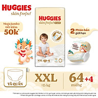 Tã quần Huggies Skin Perfect phiên bản Rồng giới hạn Mega Jumbo XXL64+4 miếng với 2 vùng thấm giảm kích ứng da