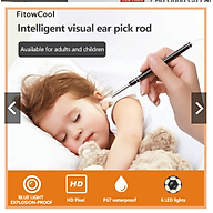 Dụng Cụ Lấy Ráy Tai Thông Minh, Camera Nội Soi Lấy Ráy Tai INTELLHAWK - HÀNG CHÍNH HÃNG, Kèm Bộ Đầu Lấy Ráy Tai, Soi Tai Mũi Họng Chuyên Nghiệp