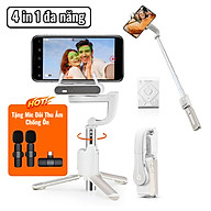 Cây quay video chống rung, chụp hình selfie 4 trong 1, tay cầm 1 trục ổn định Isteady Q có gimbal tracking AI 360, hàng chính hãng