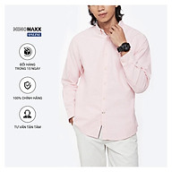 Áo Sơ Mi Nam Ninomaxx dài tay màu hồng nhạt 100% cotton mã 1909074 thumbnail