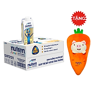 Thùng 24 hộp Sữa dinh dưỡng pha sẵn Nutren Junior 200ml Tặng gối ôm cà rốt thumbnail