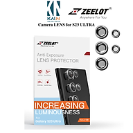 Miếng Dán Cường Lực Camera Lens Zeelot ULTRA PISHIELD Dành Cho Samsung Galaxy S23 Ultra - Hàng Chính Hãng