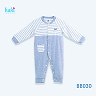 Body cho bé sơ sinh vải sợi tre cao cấp siêu mềm mịn - body suit cho trẻ sơ sinh - bé trai - bé gái , Bộ áo liền quần bodysuit cho bé , body dài tay cài giữa phối thân trước size cho bé từ newborn đến 12 tháng (2.5- 10kg) HAKI BB030