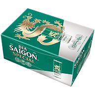 Thùng 24 lon bia SAIGON SPECIAL - 330ml - Mới thumbnail