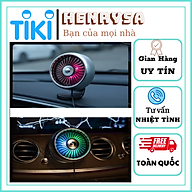 Quạt USB mini thiết kế sang trọng, hiện đại lắp trên xe ô tô - Hàng chính hãng