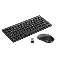 KM901 Keyboard Mouse Combo 2.4G Wireless 78 Key Mini Keyboard and Mouse Set Portable Office Combo thumbnail